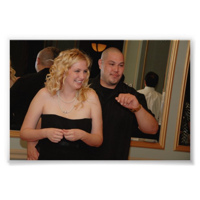 Chitra & Jeffrey: Hochzeit Fotodruck (Vorne)