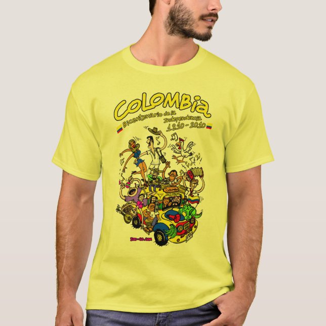 Chiva Kolumbien Bicentenario T-Shirt (Vorderseite)