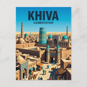 Chiva Usbekistan Postkarte