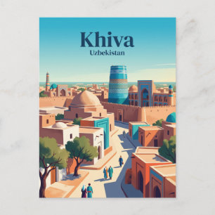 Chiva Usbekistan Postkarte