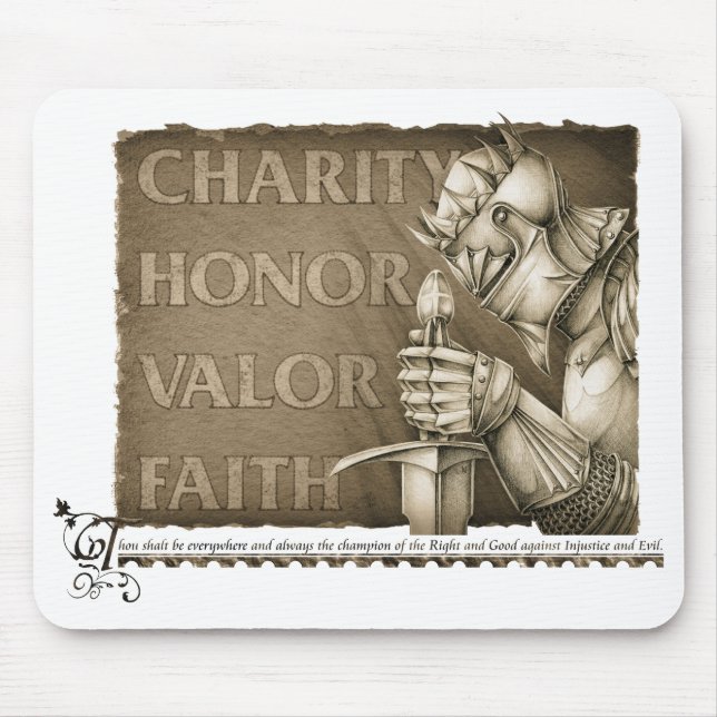 Chivalry-Code Mousepad (Vorne)