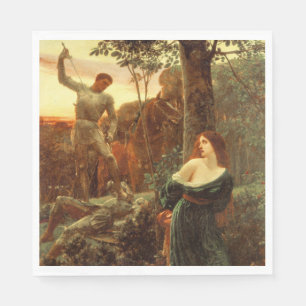 Chivalry (nach Frank Dicksee) Serviette