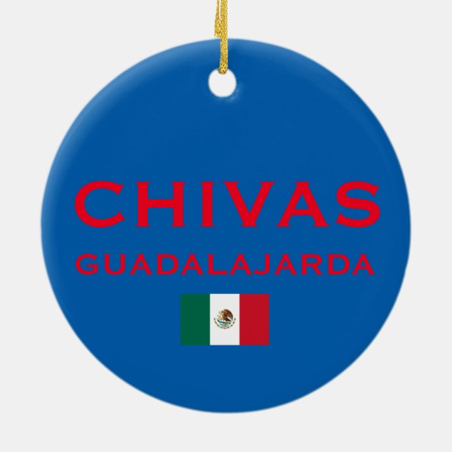 Chivas (Guadalajara) kundenspezifische Keramikornament (Hinten)