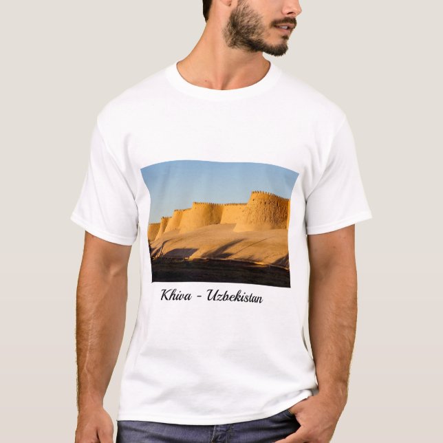 Chiwa City Wall - Usbekistan, Zentralasien T-Shirt (Vorderseite)