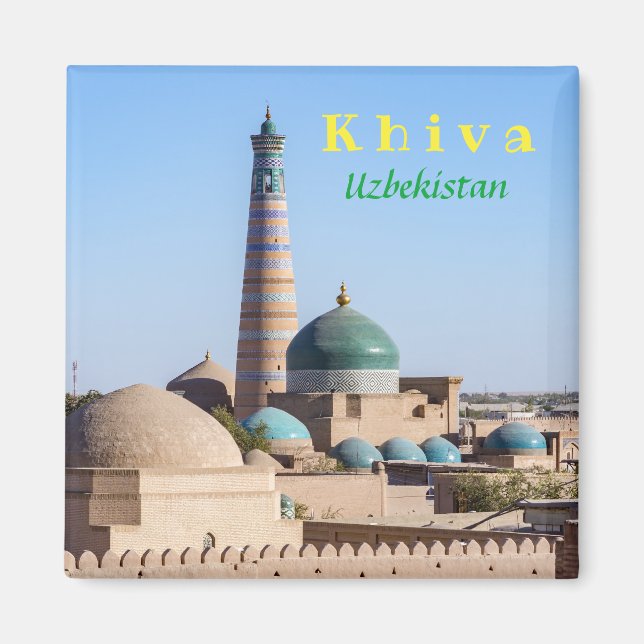Chiwa, Usbekistan - Islam Khodja Minaret & Moschee Magnet (Vorne)