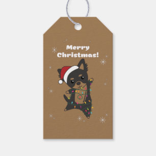 Chiwawa Christmas Dog Winter Animals Hunde Geschen Geschenkanhänger