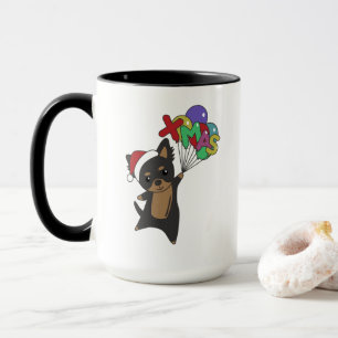 Chiwawa Christmas Dog Winter Animals Hunde Tasse