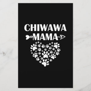 Chiwawa Mama lustiges chihuahua Mutter Hundebesitz Briefpapier