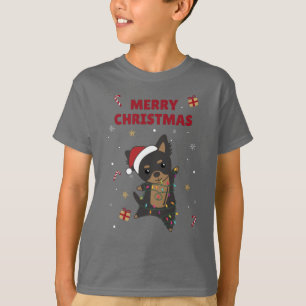 Chiwawa Noël Chien Animaux d'hiver Chiens T-shirt