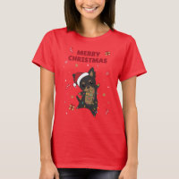 Chiwawa Noël Chien Animaux d'hiver Chiens T-shirt 