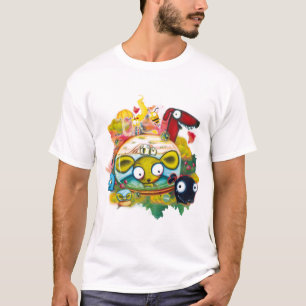 Chiwawas dans le T-shirt d'Aleloop de l'espace