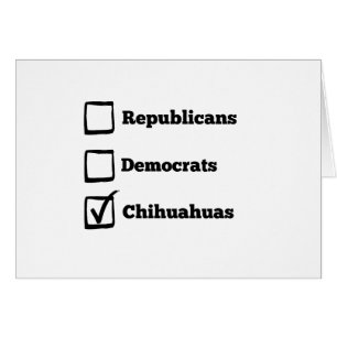 Chiwawas de sélection ! Chiwawa politique