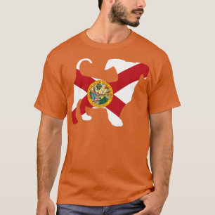 Chiweenie-Hundefreund Florida-Flagge T-Shirt