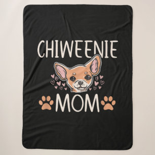 Chiweenie Mom chihuahua niedlicher Hundebesitzer L Sherpadecke