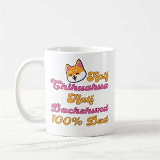 Chiweenie-Vater halb Chihuahua Dachshund Lustiges Kaffeetasse