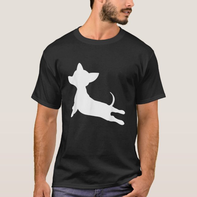 CHIWEENIE YOGA FITNESS GIFT Chihuahua Dachshund Ex T-Shirt (Vorderseite)