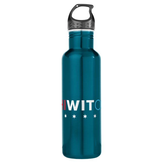 CHIWITCON Wasserflasche aus Edelstahl Edelstahlflasche (Vorderseite)