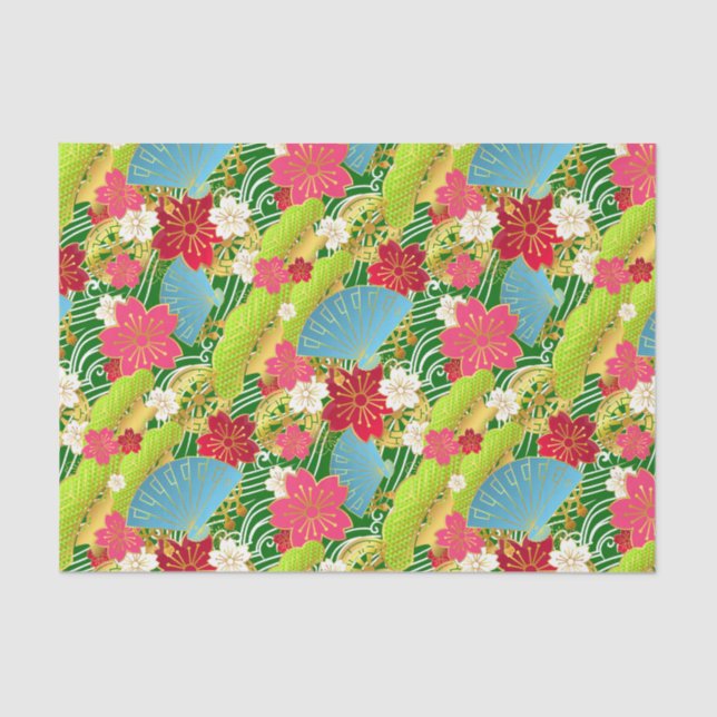 Chiyogami-Papierpapier Seidenpapier (Vorderseite)