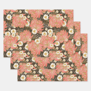 Chiyogami Yuzen Washi Stil Muster Wrapping Paper Geschenkpapier Set