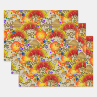 Chiyogami Yuzen Washi Style motif papier enveloppe