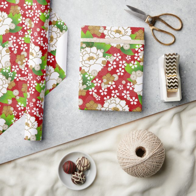 Chiyogami Yuzen Washi Styling Paper Geschenkpapier (Kunsthandwerk)