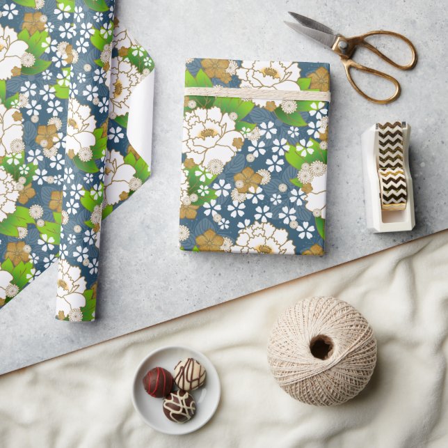 Chiyogami Yuzen Washi Styling Paper Geschenkpapier (Kunsthandwerk)