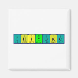 Chiyoko Periodenmagnet Magnet