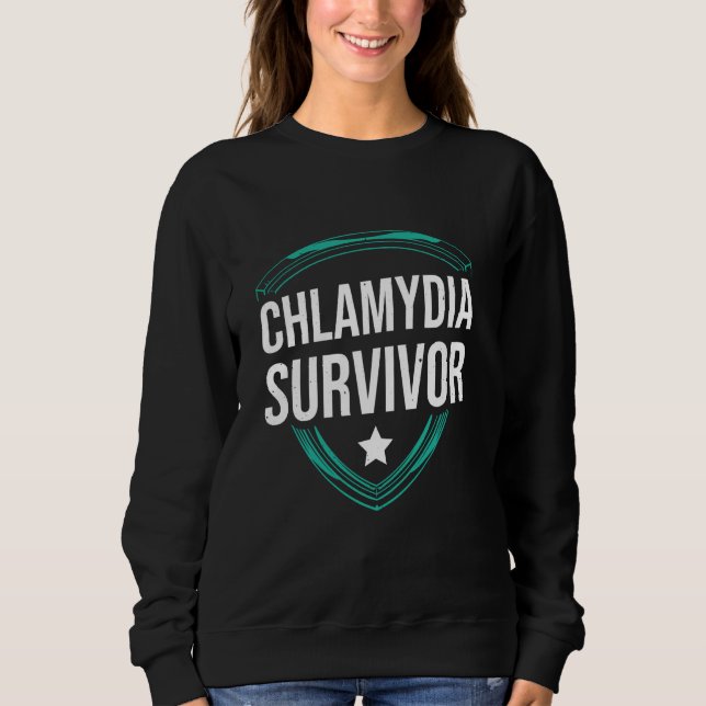 Chlamydia Survivor 1 Sweatshirt (Vorderseite)