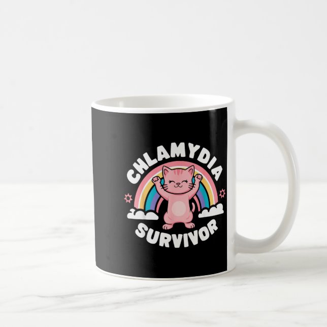 Chlamydia Survivor  Kaffeetasse (Rechts)