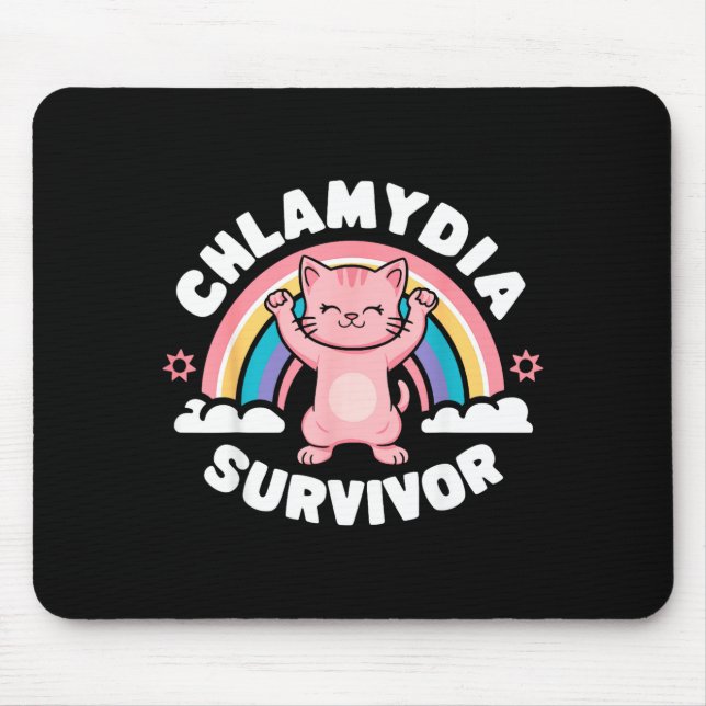 Chlamydia Survivor  Mousepad (Vorne)