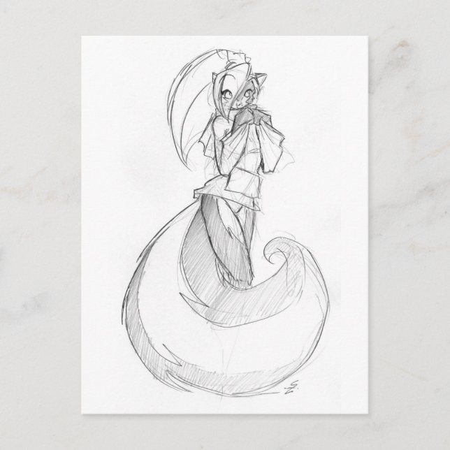 Chloe Bored 09 Postkarte (Vorderseite)