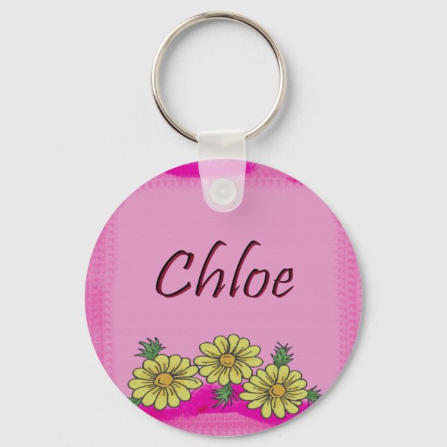 Chloe Daisy Schlüsselanhänger (Vorderseite)