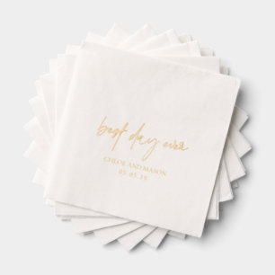 Chloe Elegant Wedding Servietten Mit Folie