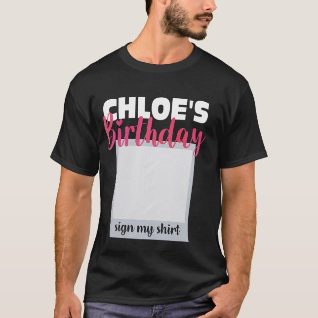 CHLOE ITu2019S MEIN GEBURTSTAG MEIN SHIRT Adorable (Vorderseite)