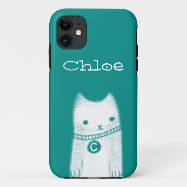 Chloe Katze Case-Mate iPhone Hülle (Rückseite)