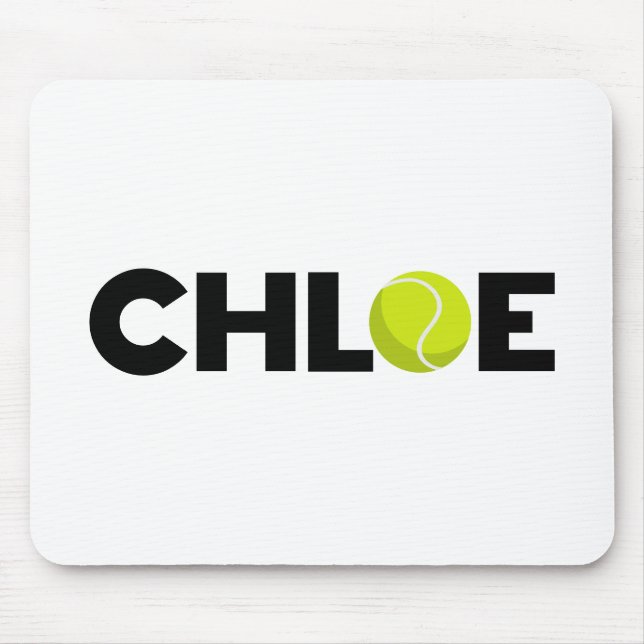 Chloe Tennis Mousepad (Vorne)