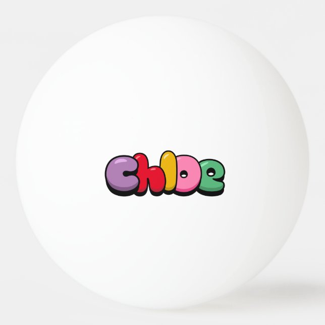 Chloe Tischtennisball (Vorderseite)