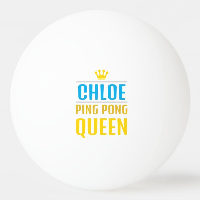 Chloe Tischtennisball (Vorderseite)