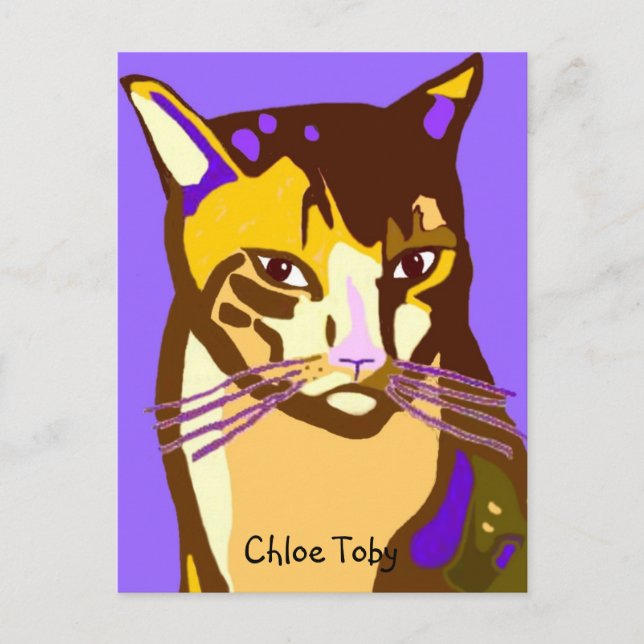 Chloe Toby Postcard Postkarte (Vorderseite)