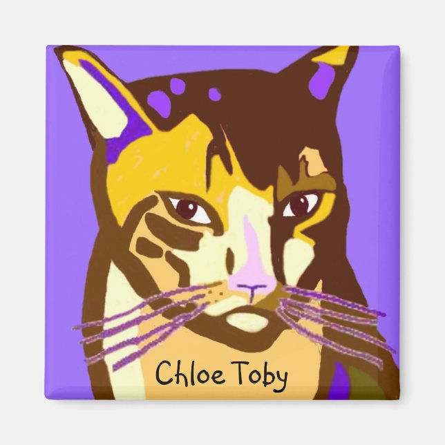 Chloe Toby Sq Magnet (Vorne)
