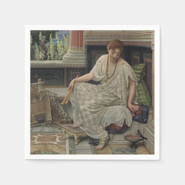 Chloe (von Edward Poynter) Serviette (Vorderseite)