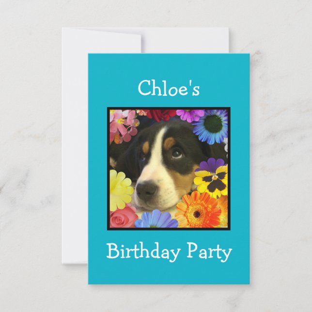 Chloes Einladung zum Geburtstag (Vorderseite)