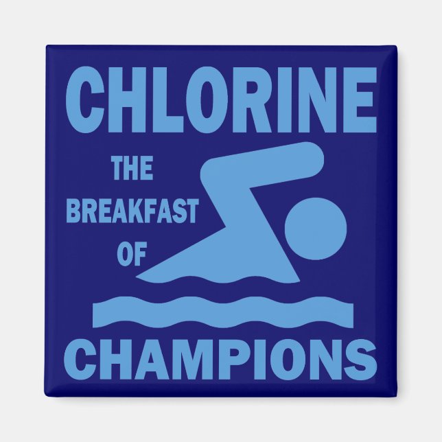 Chlor Das Frühstück der Champions Magnet (Vorne)