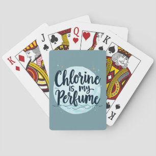 Chlor ist mein Parfüm-Funny-Badziffer Spielkarten