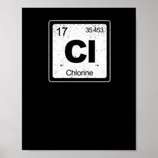 Chloreperiodenchemie lustige Schwi Poster