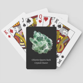 Chlorit Quarz Rock Crystal Cluster Spielkarten