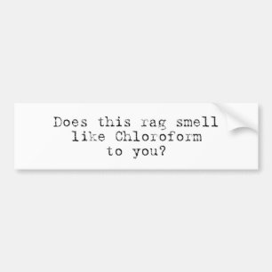 Chloroform Autoaufkleber