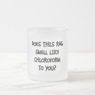 Chloroform Mattglastasse
