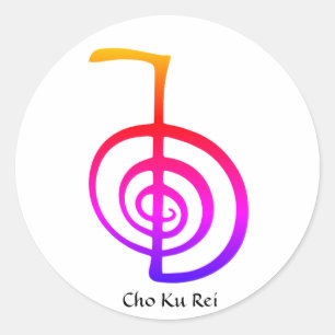 Cho Ku Rei, Reiki Power Symbole, Stickers Arc-en-c