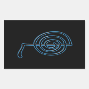 Cho Ku Rei Reiki Symbol Rechteckiger Aufkleber